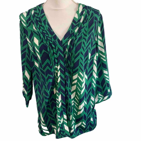 Coldwater Creek Ripple Effects Blouse - Picture 1 of 9